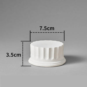 Doric Roman Pillar Nordic Gypsum Decoration Home Mini Gypsum Pillar Candlestick INS Sense of Atmosphere Photography Painting Pro acacuss