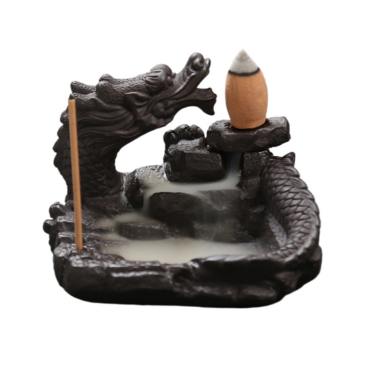 Dragon Backflow Incense Burner for Cones and Sticks acacuss