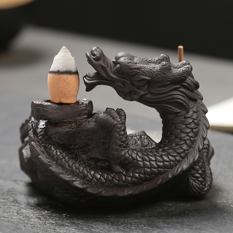 Dragon Backflow Incense Burner for Cones and Sticks acacuss