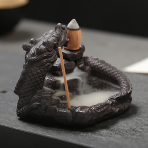 Dragon Backflow Incense Burner for Cones and Sticks acacuss