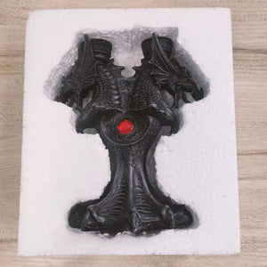 Dragon Candlestick Stand Statue Holder 2 Pcs Candle Sticks For Tea Light Decorative Theme Party  Pillar Halloween Haunted House acacuss