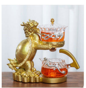 Dragon Dinosaur teapot with magnet Loose leaf tea infuser acacuss