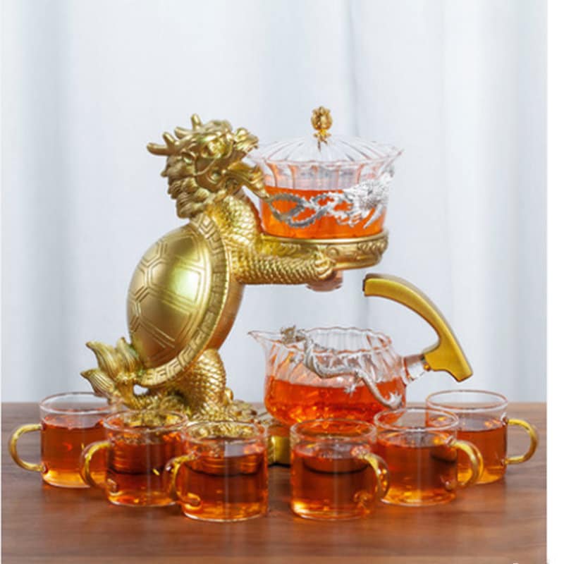 Dragon Dinosaur teapot with magnet Loose leaf tea infuser acacuss