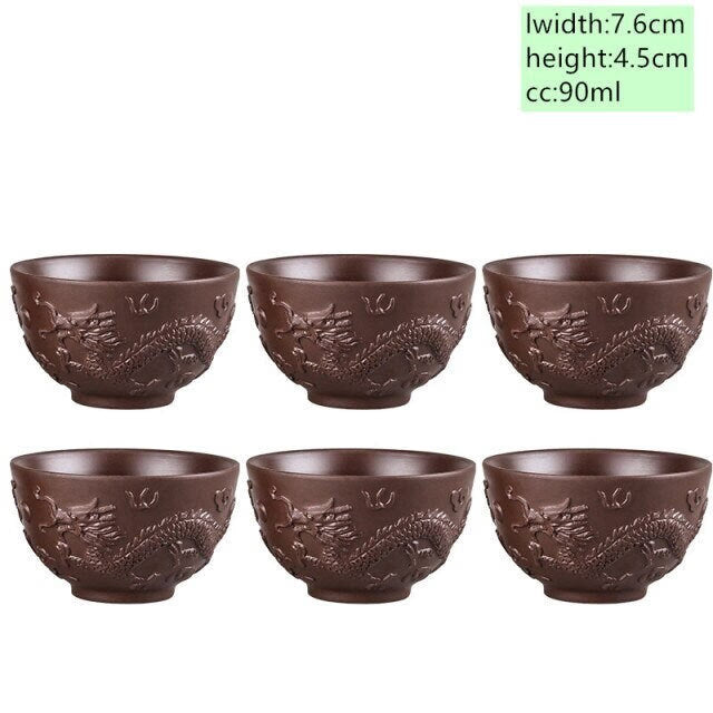 Dragon Tea Pot Yixing Purple Clay Teapot tea set chinese acacuss