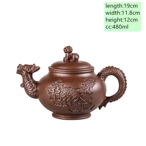 Dragon Tea Pot Yixing Purple Clay Teapot tea set chinese acacuss