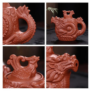Dragon Tea Pot Yixing Purple Clay Teapot tea set chinese acacuss