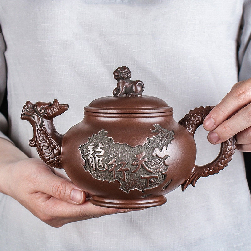 Dragon Tea Pot Yixing Purple Clay Teapot tea set chinese acacuss