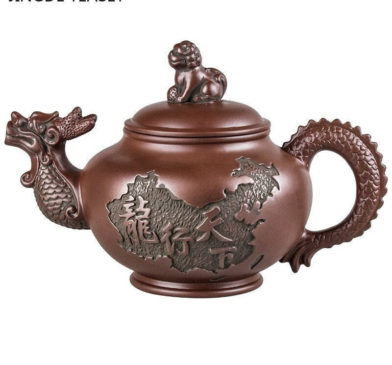 Dragon Tea Pot Yixing Purple Clay Teapot tea set chinese acacuss
