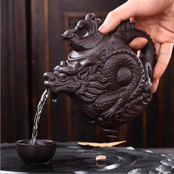 Dragon Tea Pot Yixing Purple Clay Teapot tea set chinese acacuss