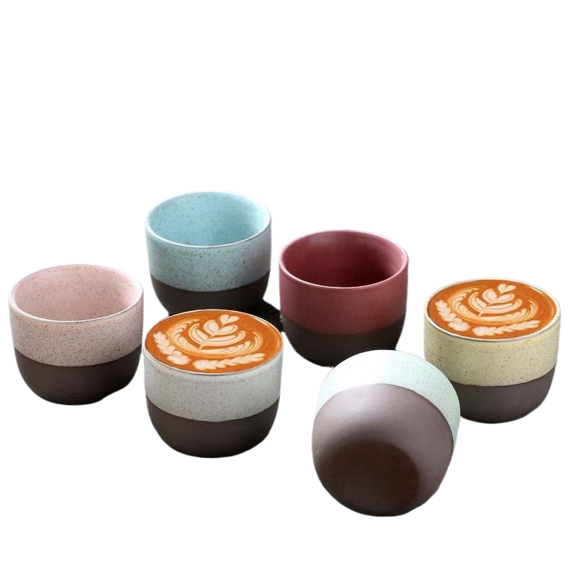 Drop Shipping 1PCS Ceramic Cup Coffee Kiln Change Ceramic Cups Pottery Cups Porcelain Tea Cup Drinking Water Teacup Mug acacuss