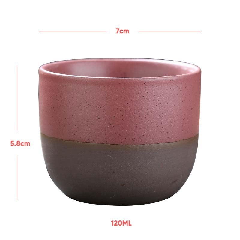 Drop Shipping 1PCS Ceramic Cup Coffee Kiln Change Ceramic Cups Pottery Cups Porcelain Tea Cup Drinking Water Teacup Mug acacuss