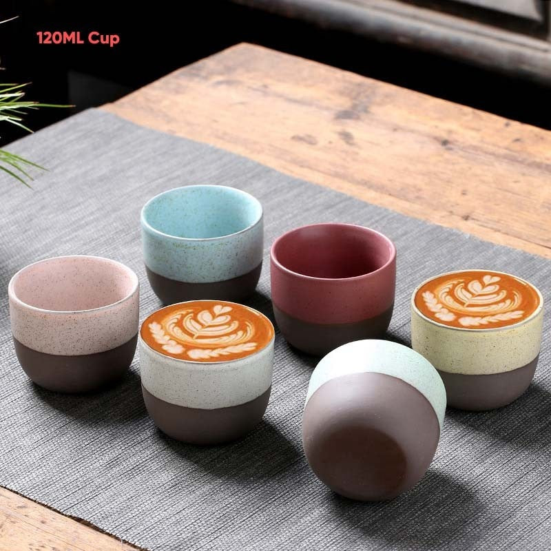 Drop Shipping 1PCS Ceramic Cup Coffee Kiln Change Ceramic Cups Pottery Cups Porcelain Tea Cup Drinking Water Teacup Mug acacuss