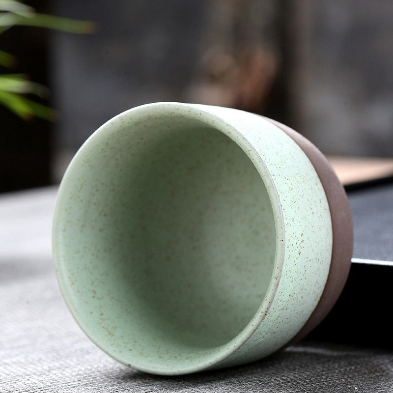 Drop Shipping 1PCS Ceramic Cup Coffee Kiln Change Ceramic Cups Pottery Cups Porcelain Tea Cup Drinking Water Teacup Mug acacuss