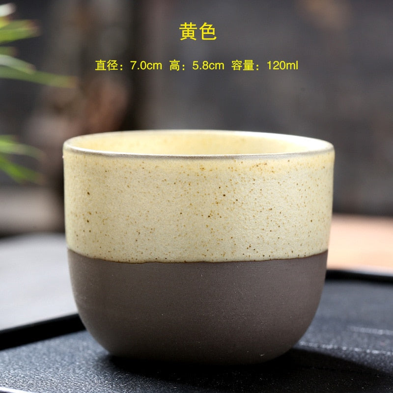Drop Shipping 1PCS Ceramic Cup Coffee Kiln Change Ceramic Cups Pottery Cups Porcelain Tea Cup Drinking Water Teacup Mug acacuss