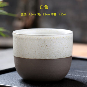 Drop Shipping 1PCS Ceramic Cup Coffee Kiln Change Ceramic Cups Pottery Cups Porcelain Tea Cup Drinking Water Teacup Mug acacuss