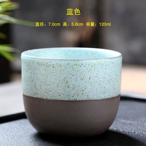 Drop Shipping 1PCS Ceramic Cup Coffee Kiln Change Ceramic Cups Pottery Cups Porcelain Tea Cup Drinking Water Teacup Mug acacuss