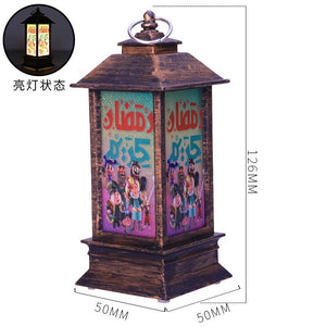 2023 EID Mubarak LED Light Table Ornaments 3D Acrylic Night Lamp Muslim Ramadan Party Eid Al Adha Ramadan Decoration for Home acacuss