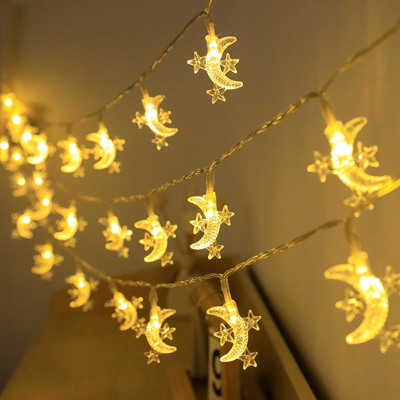 2023 EID Mubarak LED Light Table Ornaments 3D Acrylic Night Lamp Muslim Ramadan Party Eid Al Adha Ramadan Decoration for Home acacuss