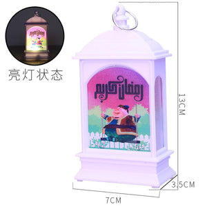 2023 EID Mubarak LED Light Table Ornaments 3D Acrylic Night Lamp Muslim Ramadan Party Eid Al Adha Ramadan Decoration for Home acacuss