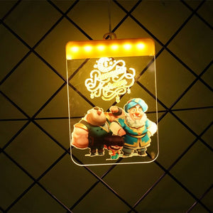 2023 EID Mubarak LED Light Table Ornaments 3D Acrylic Night Lamp Muslim Ramadan Party Eid Al Adha Ramadan Decoration for Home acacuss