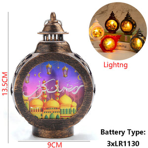 2023 EID Mubarak LED Light Table Ornaments 3D Acrylic Night Lamp Muslim Ramadan Party Eid Al Adha Ramadan Decoration for Home acacuss