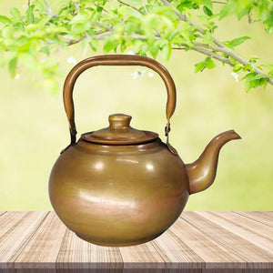 ENERGE SPRING 1.2L Pure Copper Kettle Old Fashioned Long Mouth Brass Tea Pot With Filter Household Small Boiling Water Kettle acacuss