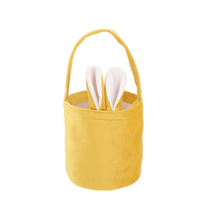 2023 Easter Day Decoration Cartoon Bunny Ears Basket Candy Bag Gifts For Kids Tote Cloth Bag Happy Easter Birthday Party Bags acacuss