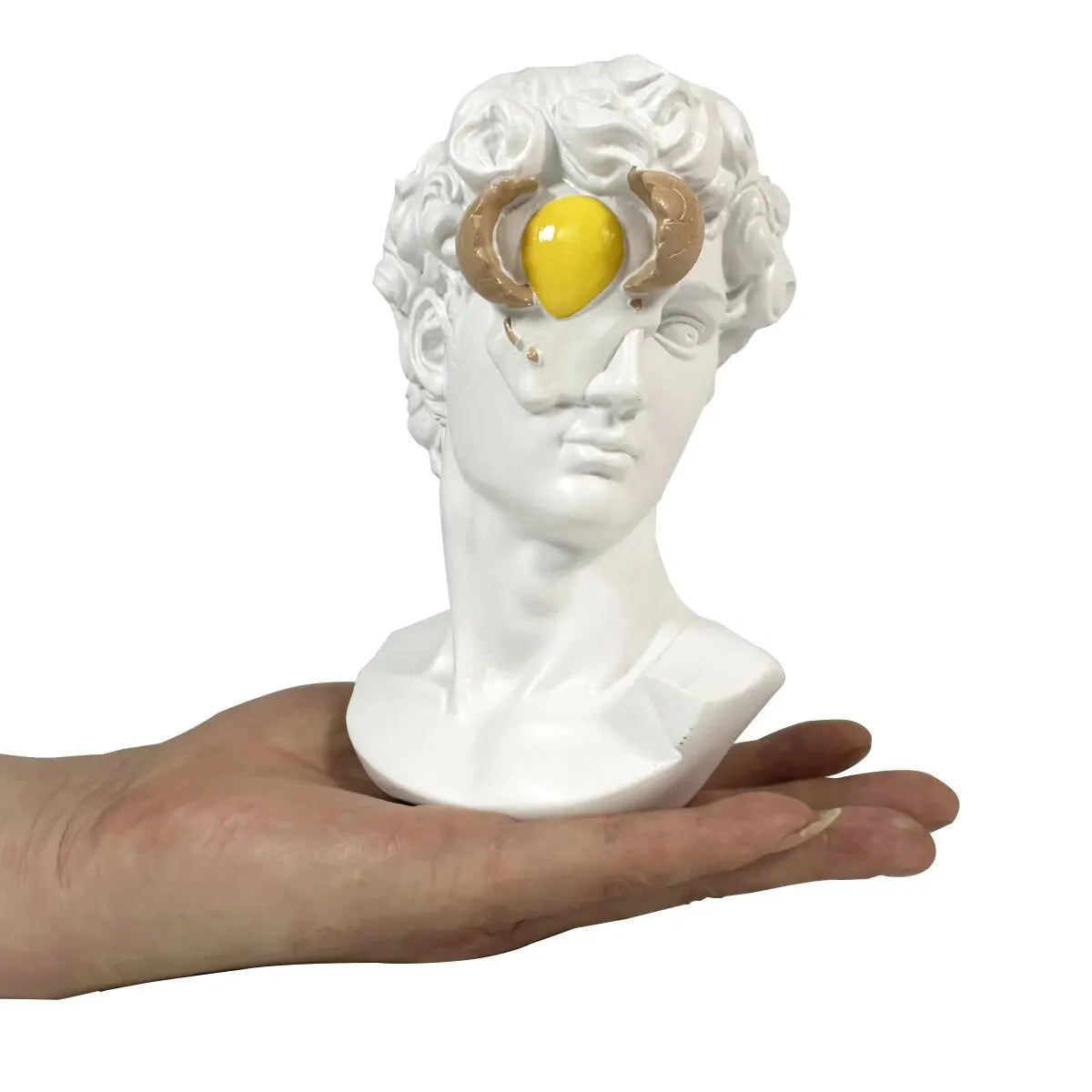 Egg Smashing on David's Face-Artistic and Creative Resin Statue-Great Gift for Family and Friends acacuss