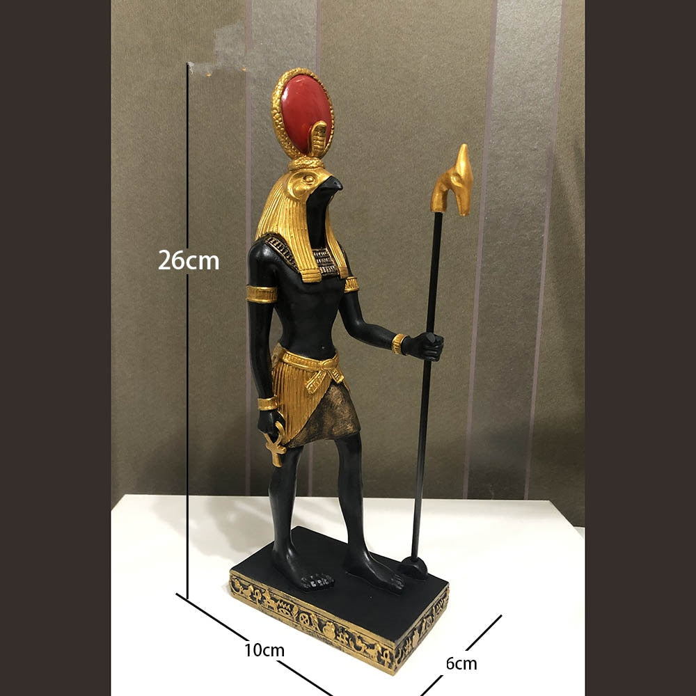 Egyptian Anubis Eye Sun God Totem Statue,Collectible Figurine Statue Figure Sculpture Egypt Home Desktop Decoration Dog God acacuss
