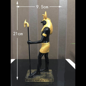 Egyptian Anubis Eye Sun God Totem Statue,Collectible Figurine Statue Figure Sculpture Egypt Home Desktop Decoration Dog God acacuss