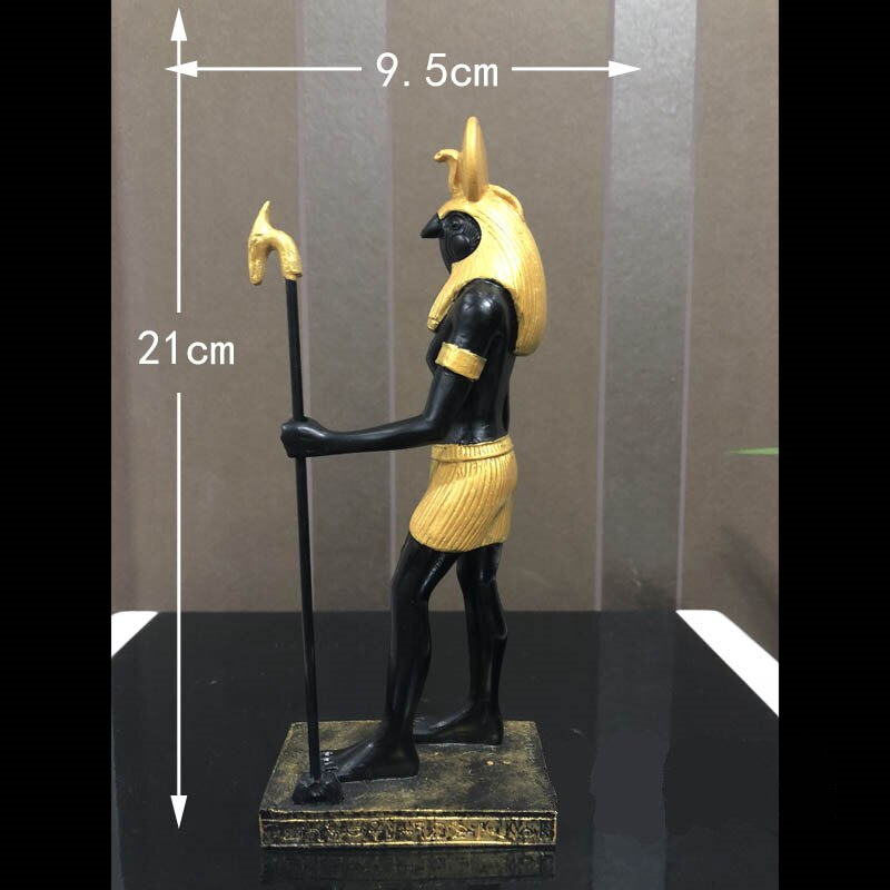 Egyptian Anubis Eye Sun God Totem Statue,Collectible Figurine Statue Figure Sculpture Egypt Home Desktop Decoration Dog God acacuss