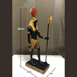 Egyptian Anubis Eye Sun God Totem Statue,Collectible Figurine Statue Figure Sculpture Egypt Home Desktop Decoration Dog God acacuss