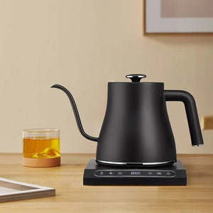 Electric Gooseneck Coffee/Tea Kettle ,100% Stainless Steel Inner LPS-1995,0.8L ,1200W,Suitable for Family and Office acacuss