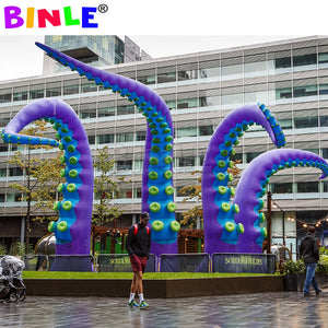 Elegant super giant inflatable octopus tentacles with affordable price inflatable octopus arm for Halloween decoration acacuss