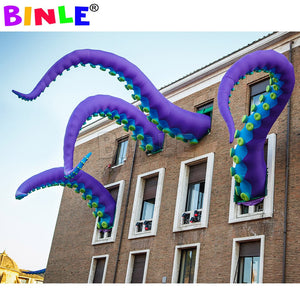 Elegant super giant inflatable octopus tentacles with affordable price inflatable octopus arm for Halloween decoration acacuss