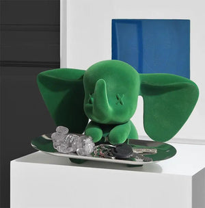 Elephant Pallet Figurines Modern Resin Universal Cell Mobile Phone Statue sculptures Home Office Desk Decor  Gift for Man acacuss