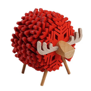 Elk Shape Drink Coasters Cup Pads Insulated Round Felt Cup Mats Creative Home Office Table Decor Art Crafts Gift 2023 New acacuss