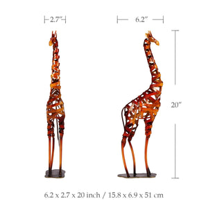 Environment-friendly Metal Sculpture Iron Braided Giraffe Model Home Room Decorative Articles Handicrafts Good Gift acacuss