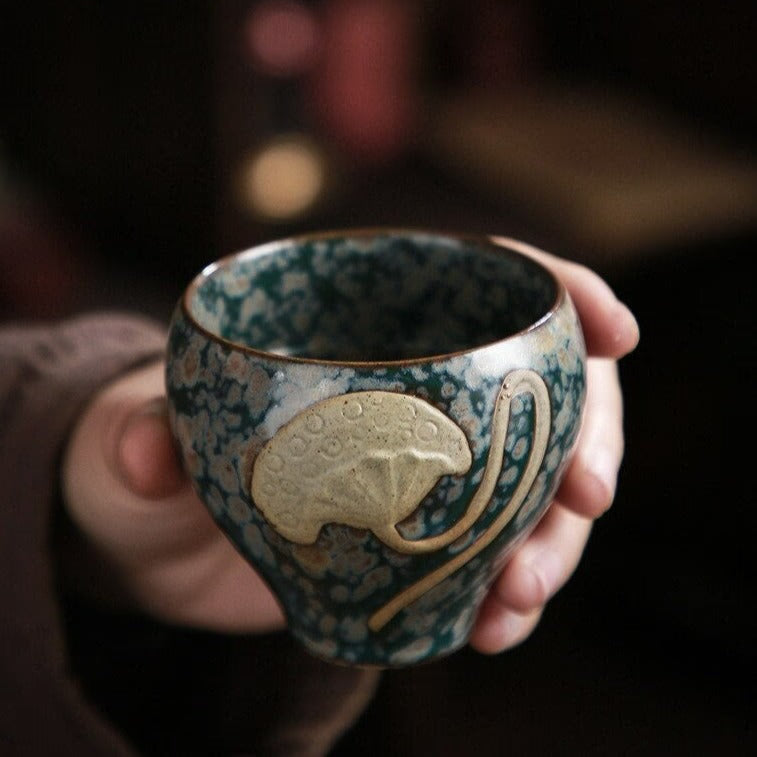 Espresso japanese tea cups Ceramic Kung Fu Tea Cup Sets of 5 Cups acacuss