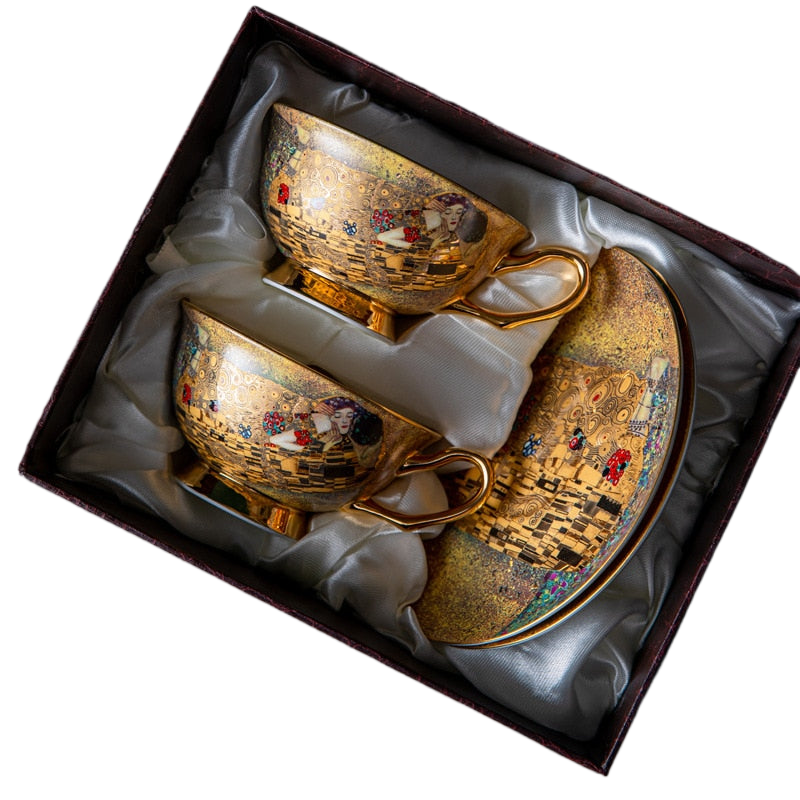 European Bone China Coffee Cup Cup Saucer Spoon Set Ceramic Cup English Afternoon Tea Coffee Cup Household Water Cup Tea Set acacuss