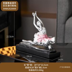 European Style Elegant Ballet Girl Decorative Ornaments Living Room Decoration Accessories Wine Cabinet Decoration Home Decor acacuss