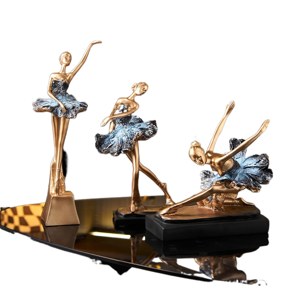 European Style Elegant Ballet Girl Decorative Ornaments Living Room Decoration Accessories Wine Cabinet Decoration Home Decor acacuss