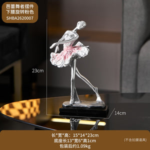 European Style Elegant Ballet Girl Decorative Ornaments Living Room Decoration Accessories Wine Cabinet Decoration Home Decor acacuss