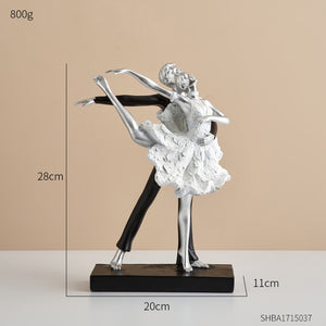 European Style Elegant Ballet Girl Decorative Ornaments Living Room Decoration Accessories Wine Cabinet Decoration Home Decor acacuss