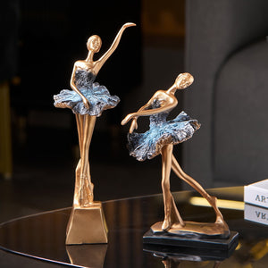 European Style Elegant Ballet Girl Decorative Ornaments Living Room Decoration Accessories Wine Cabinet Decoration Home Decor acacuss