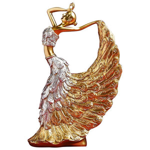 European creative Peacock dance resin handicraft decoration wedding room living room TV cabinet porch luxury decoration acacuss