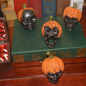 Evil Pumpkin Skull Halloween Pumpkin Ornaments Ornaments Crafts acacuss