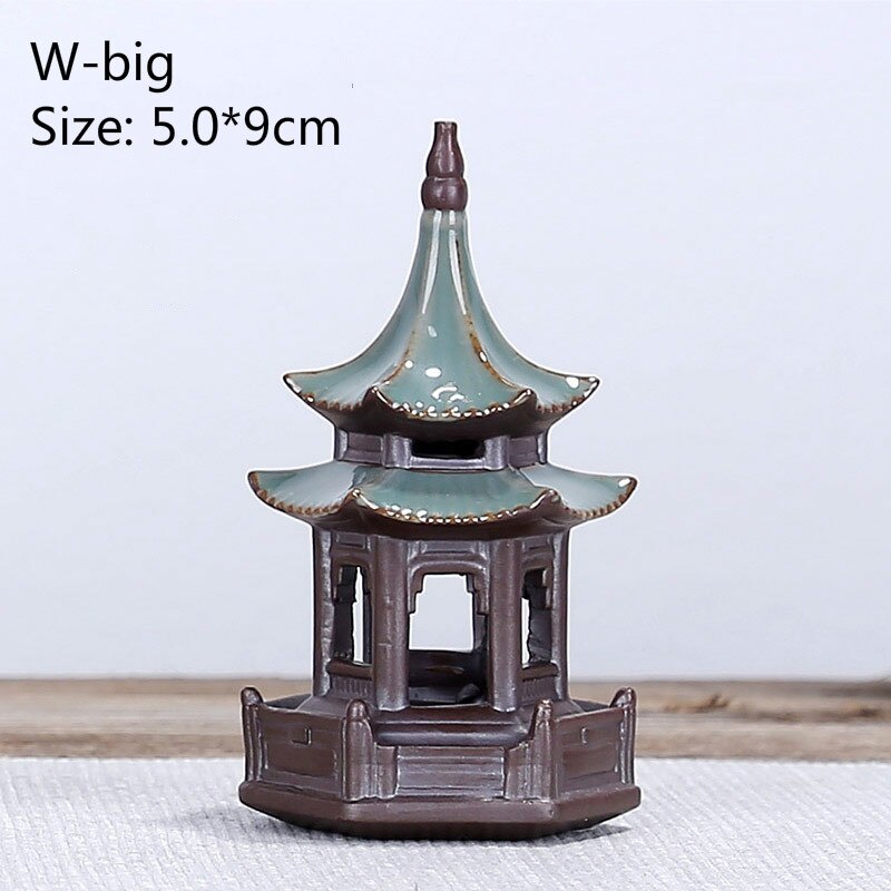 F Bonsai Fairy Garden Ornament Ceramic Figure Ge Yao Zen Meaning Little Monk Micro Landscape Home Decoration Accessories Tea Pet acacuss