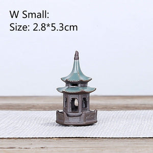 F Bonsai Fairy Garden Ornament Ceramic Figure Ge Yao Zen Meaning Little Monk Micro Landscape Home Decoration Accessories Tea Pet acacuss
