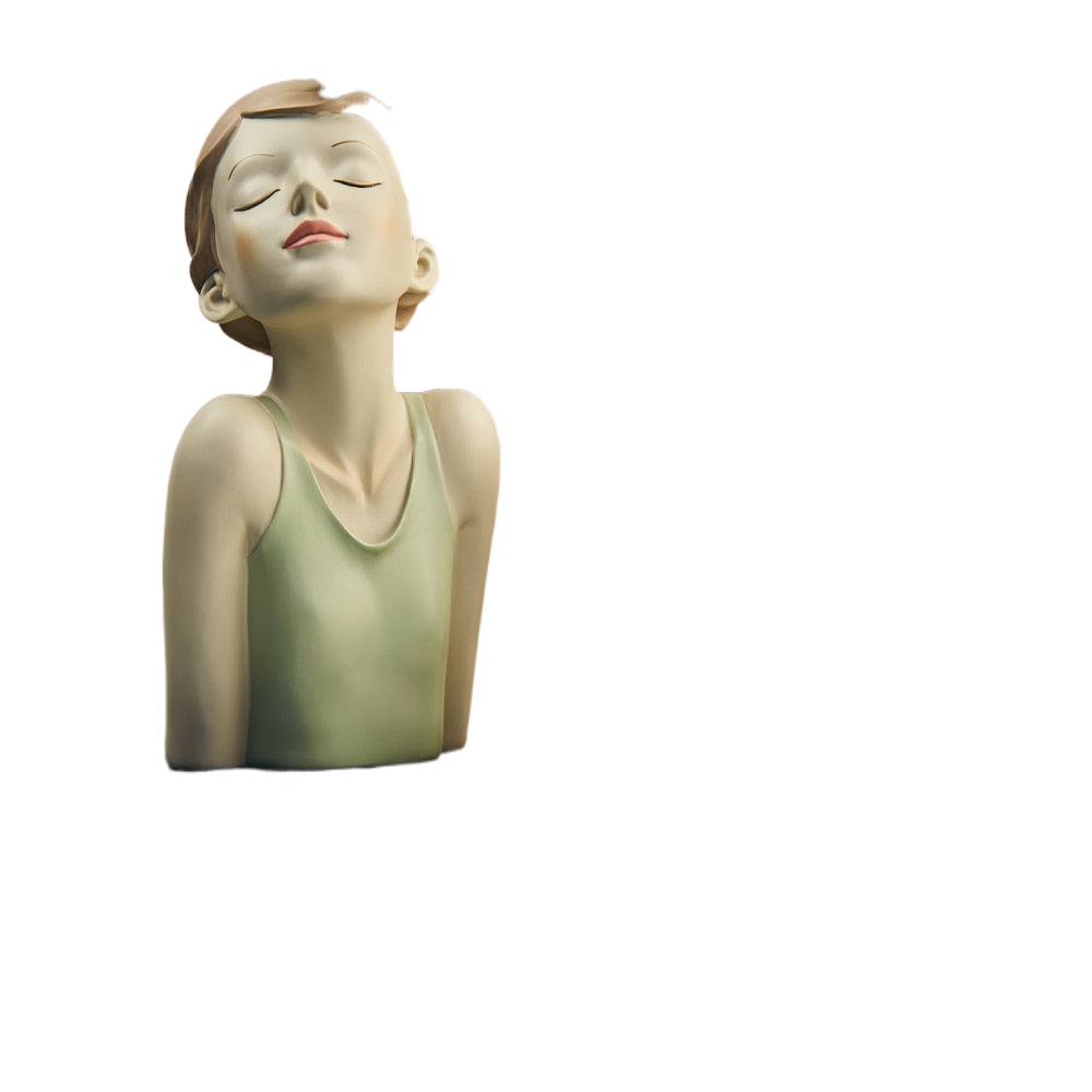 Fairy Tale Girl Sculpture Fantasy Girl Statue Nordic Home Decoration Living Room Bedroom Office Decoration Birthday Holiday Gift acacuss